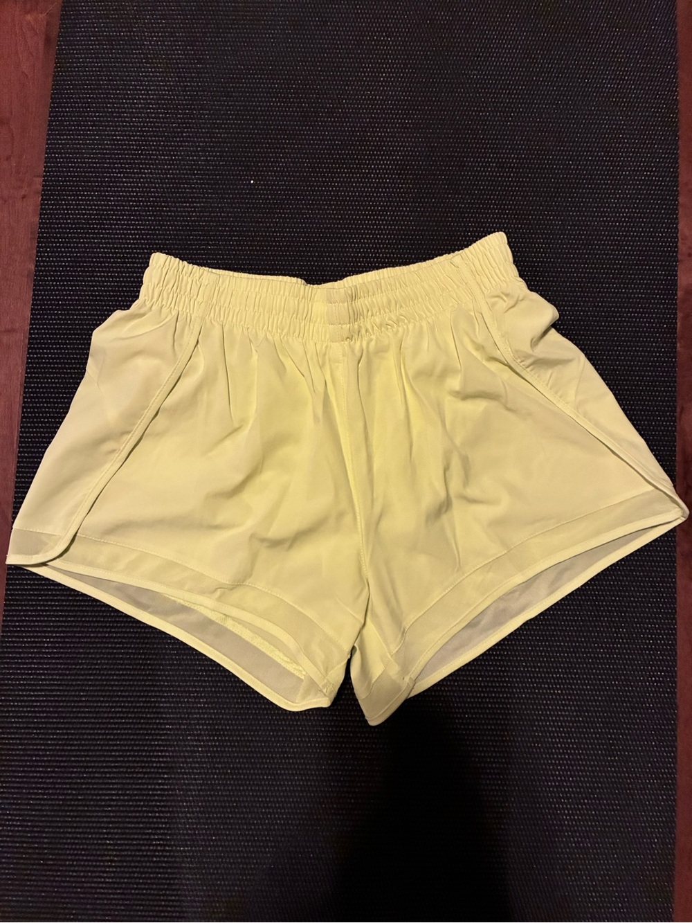 Women’s Neon Yellow Athletic Shorts
